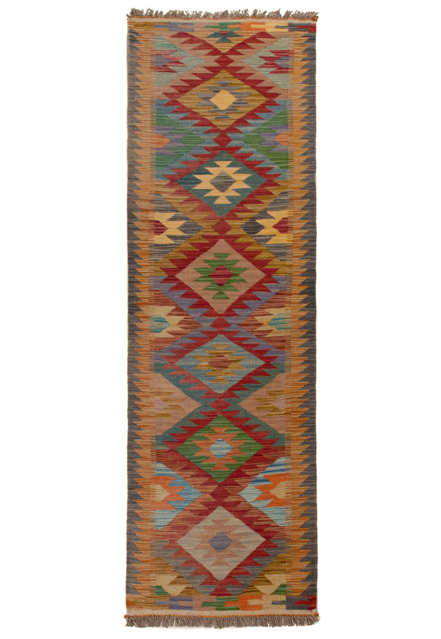 Afghan Kilim | 197 x 63 cm