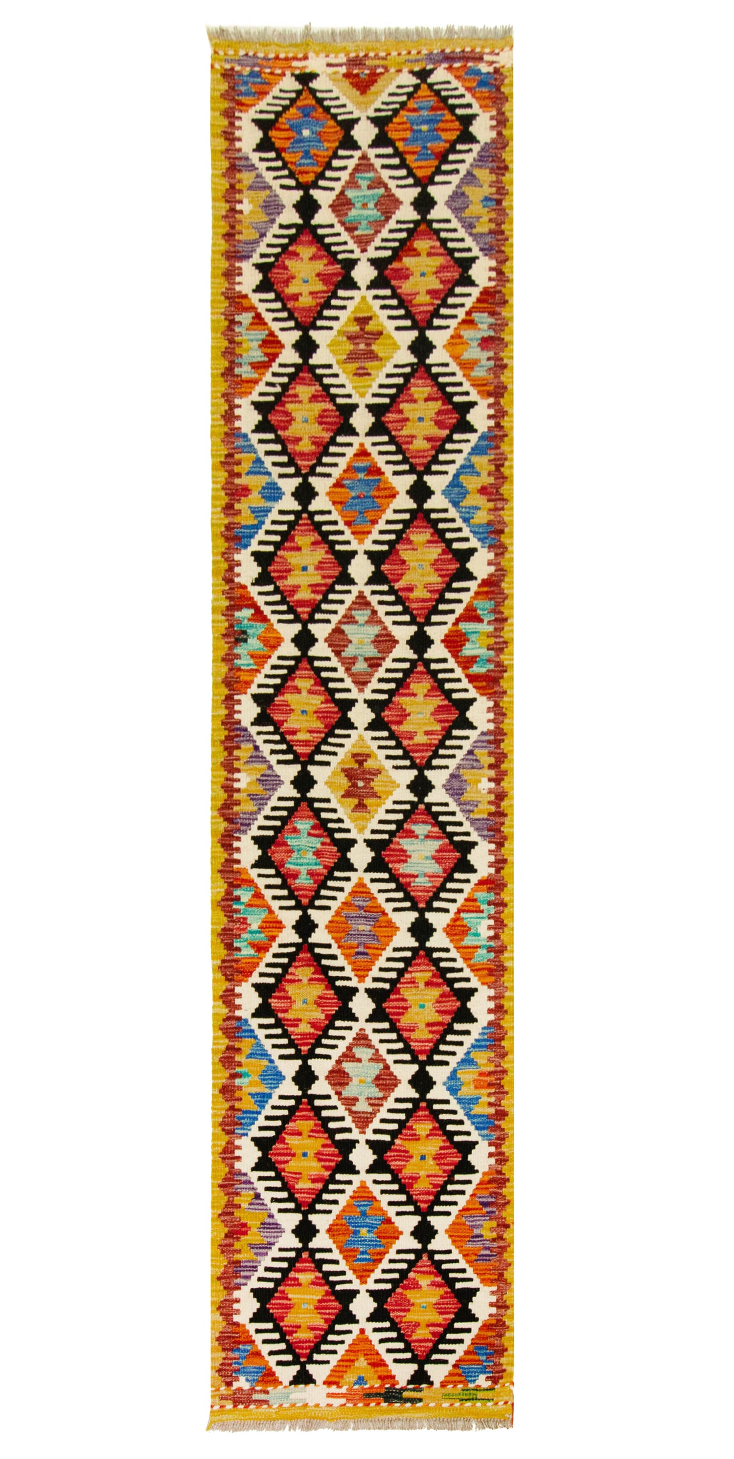 Kilim Afgano | 251 x 60 cm