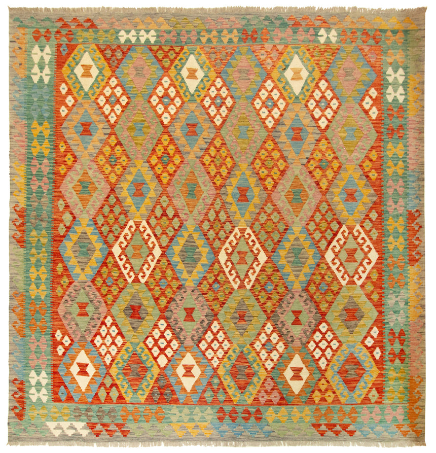 Kilim Afgano | 253 x 246 cm