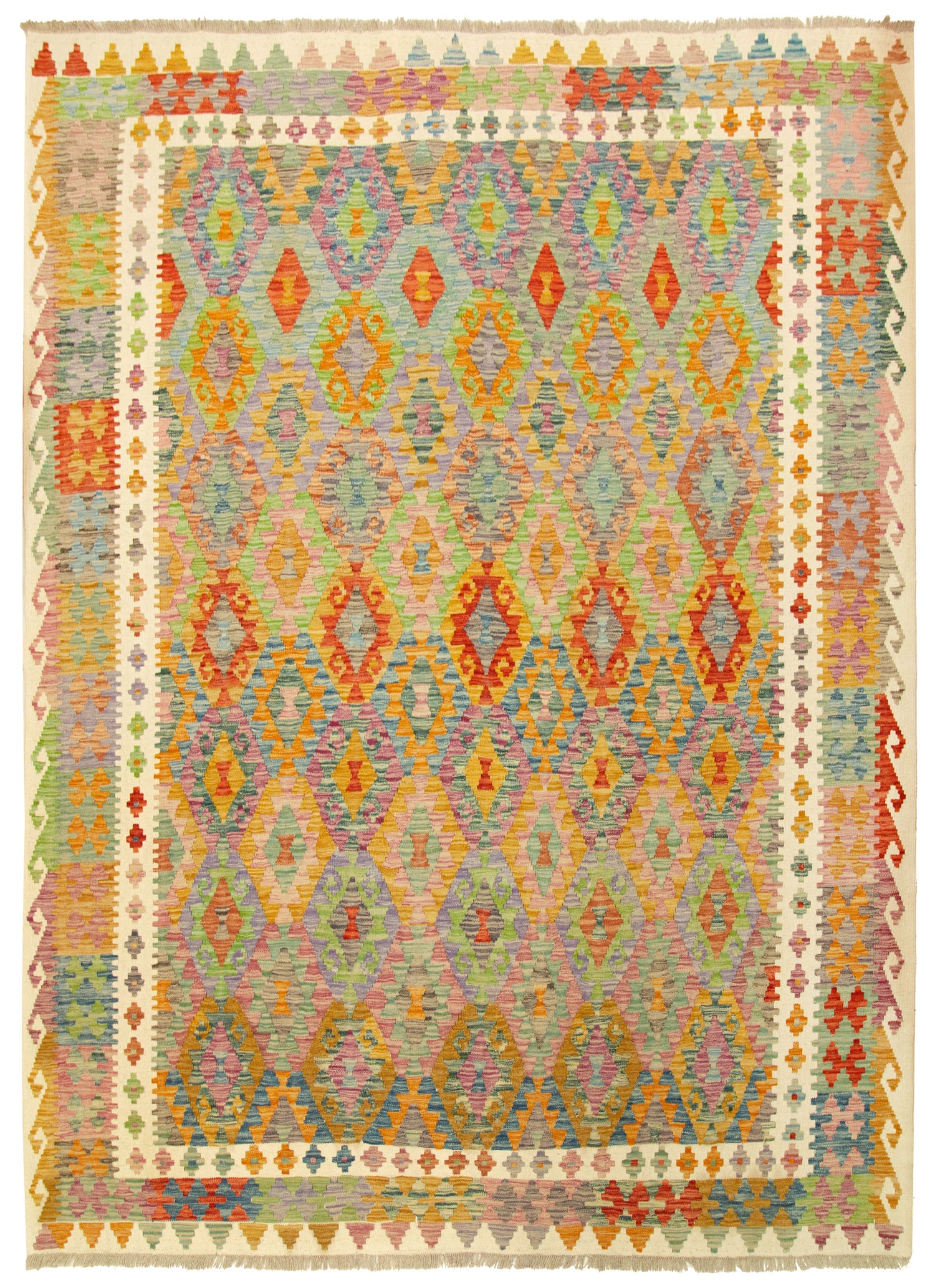 Kilim Afgano | 283 x 263 cm