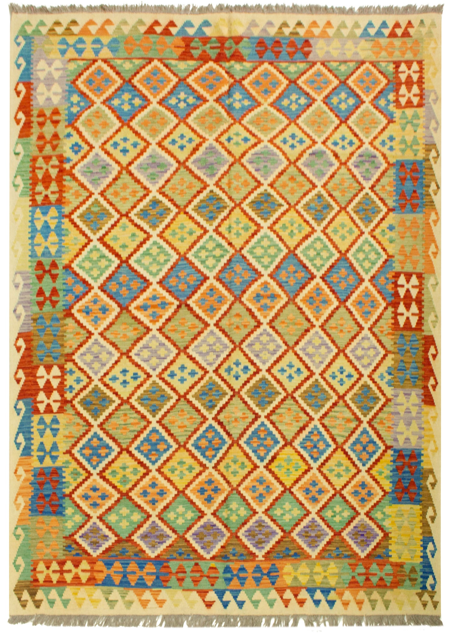 Afghan Kilim | 294 x 204 cm