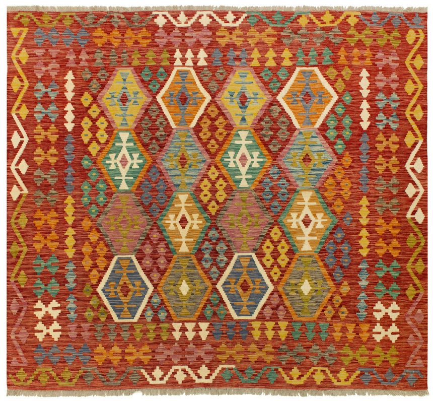 Kilim Afgano | 193 x 207 cm