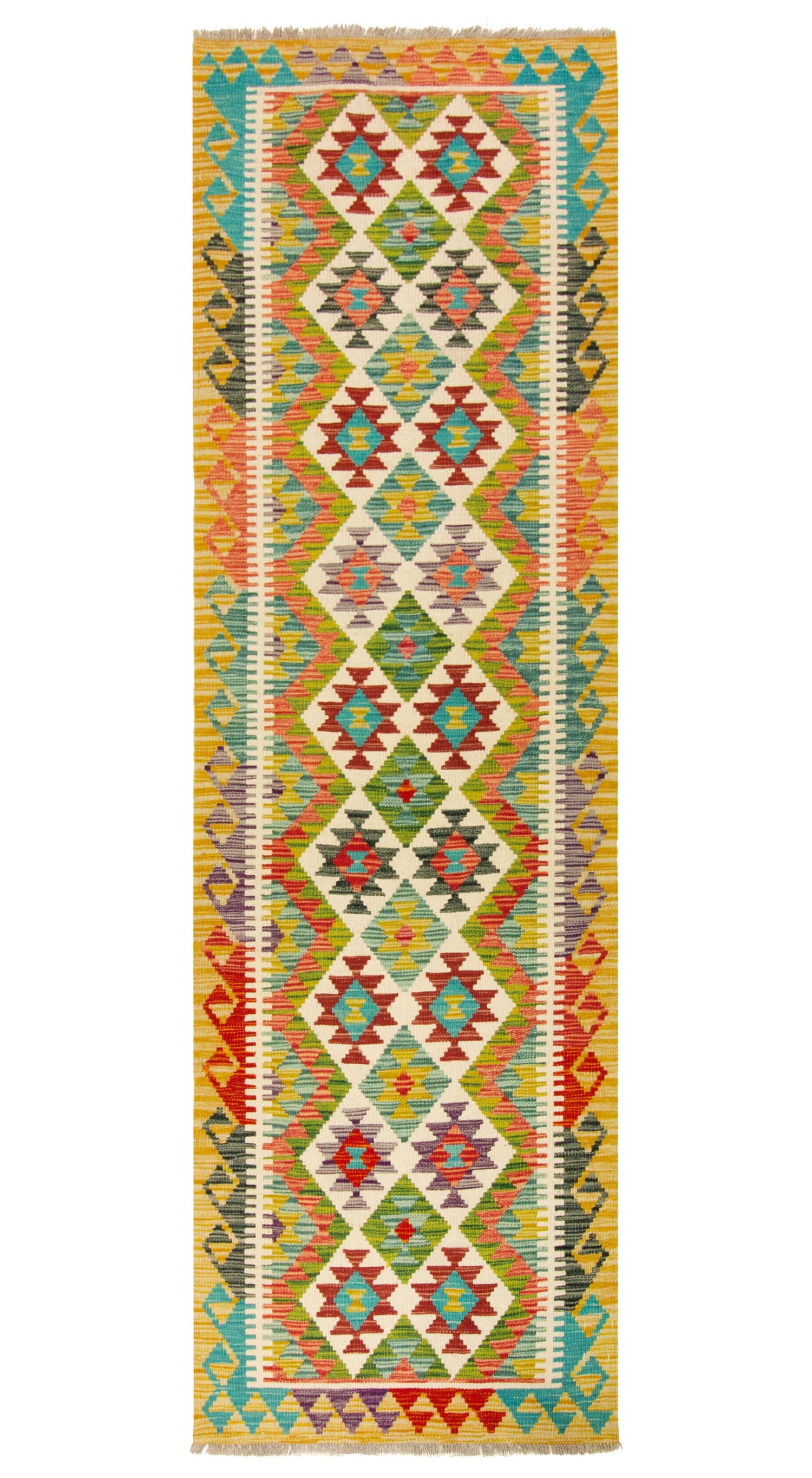 Kilim Afgano | 247 x 79 cm