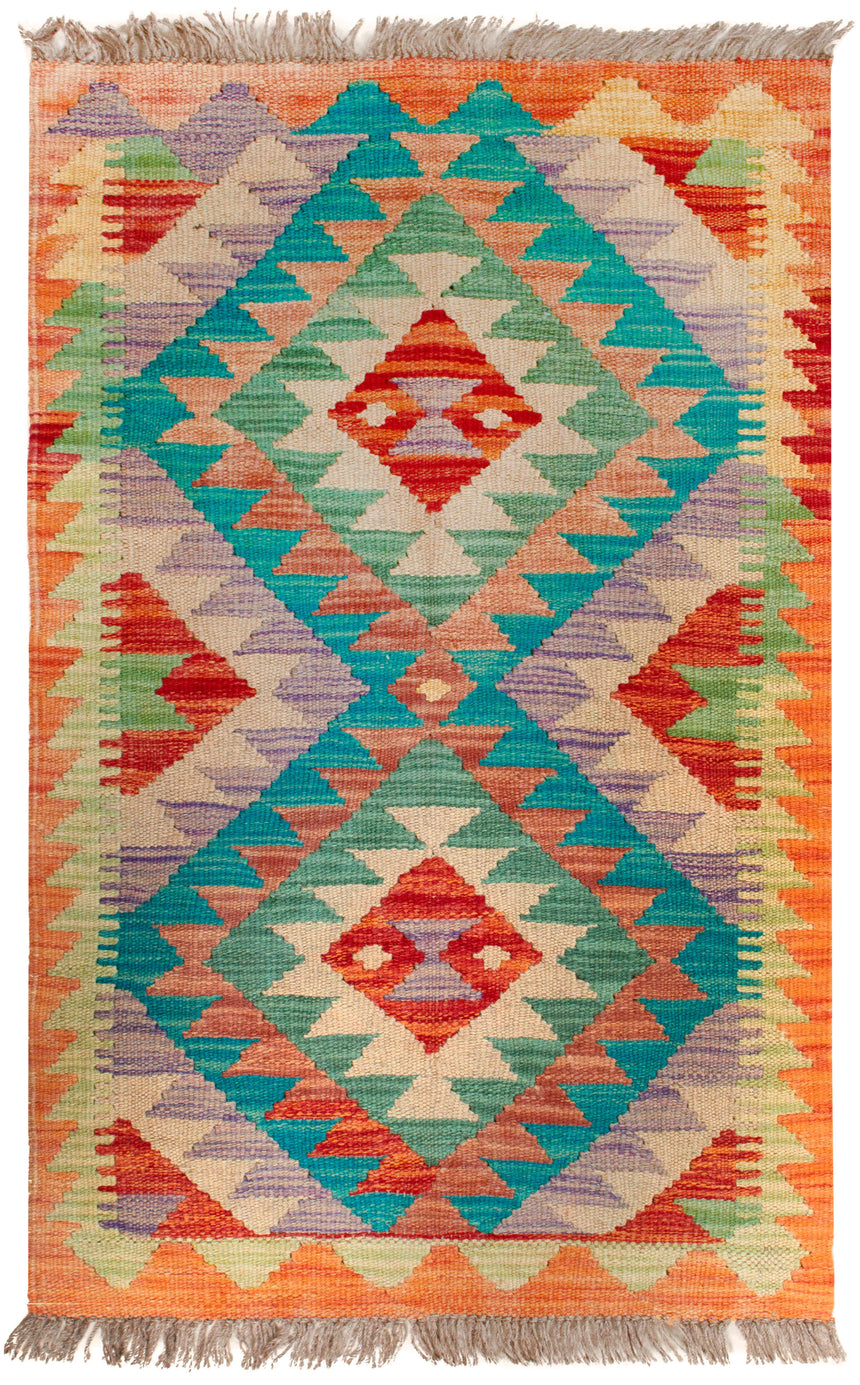 Kilim Afegão | 90 x 60 cm (aprox.)