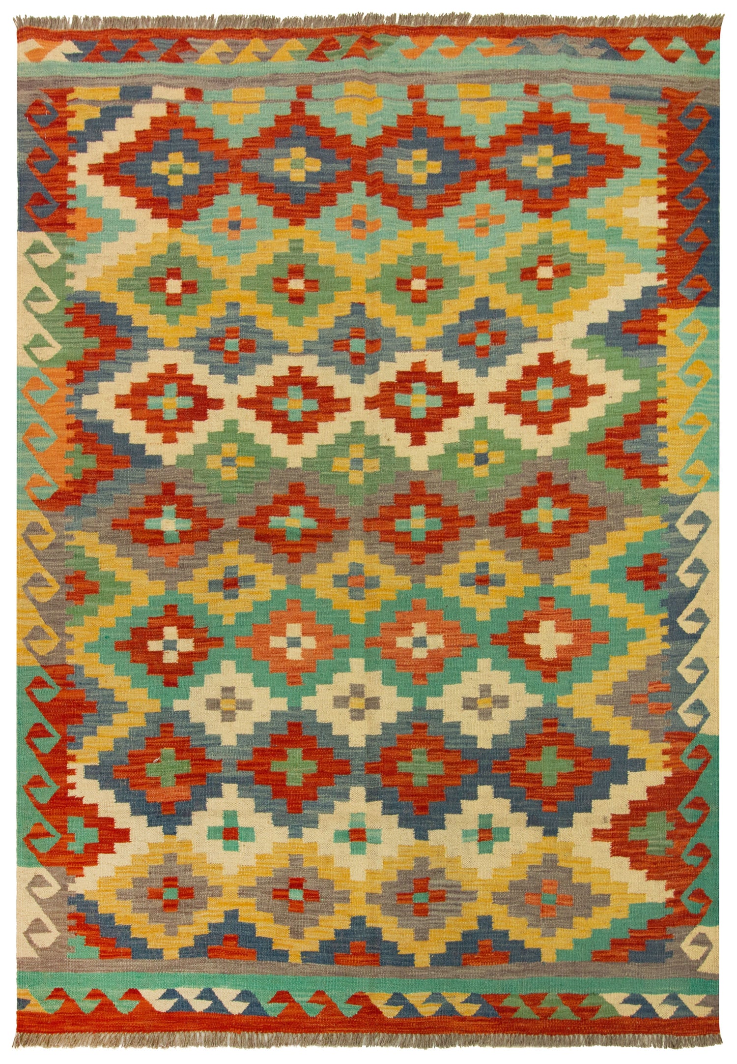 Afghan Kilim | 194 x 158 cm