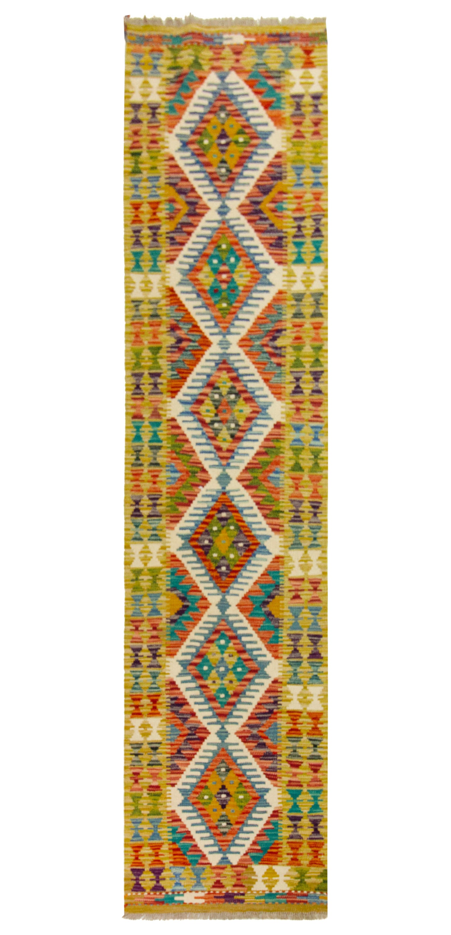 Kilim Afgano | 249 x 60 cm