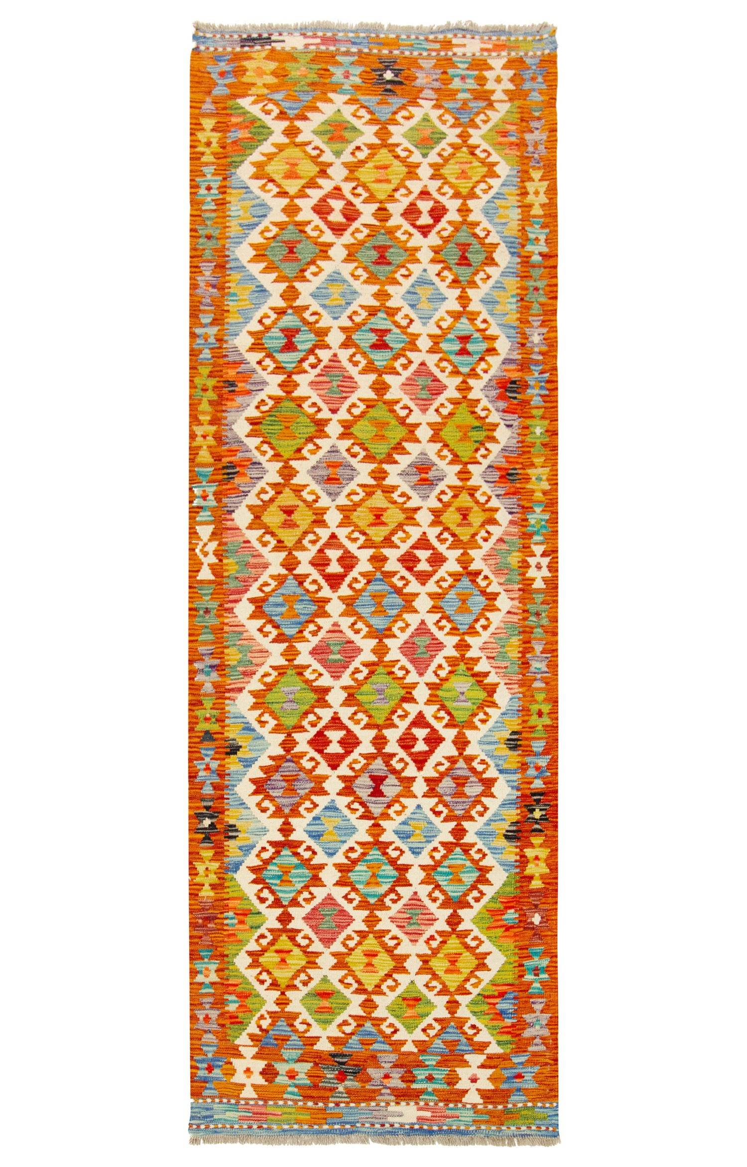Kilim Afgano | 254 x 87 cm