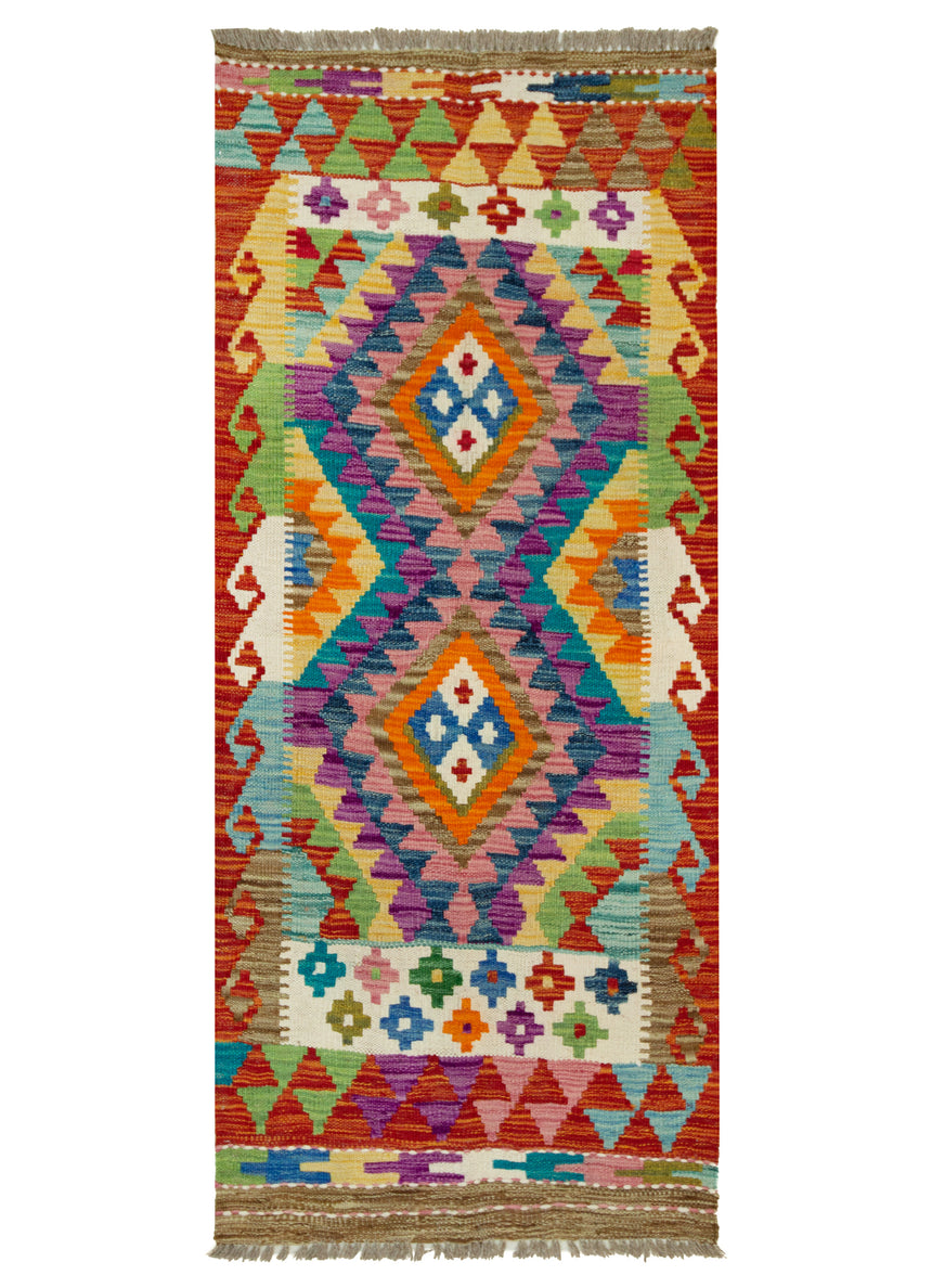 Kilim Afgano | 135 x 56 cm