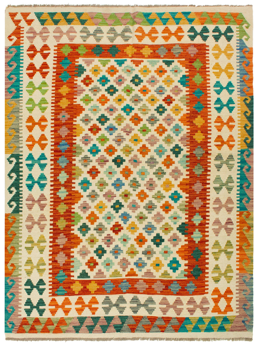 Afghan Kilim | 201 x 150 cm