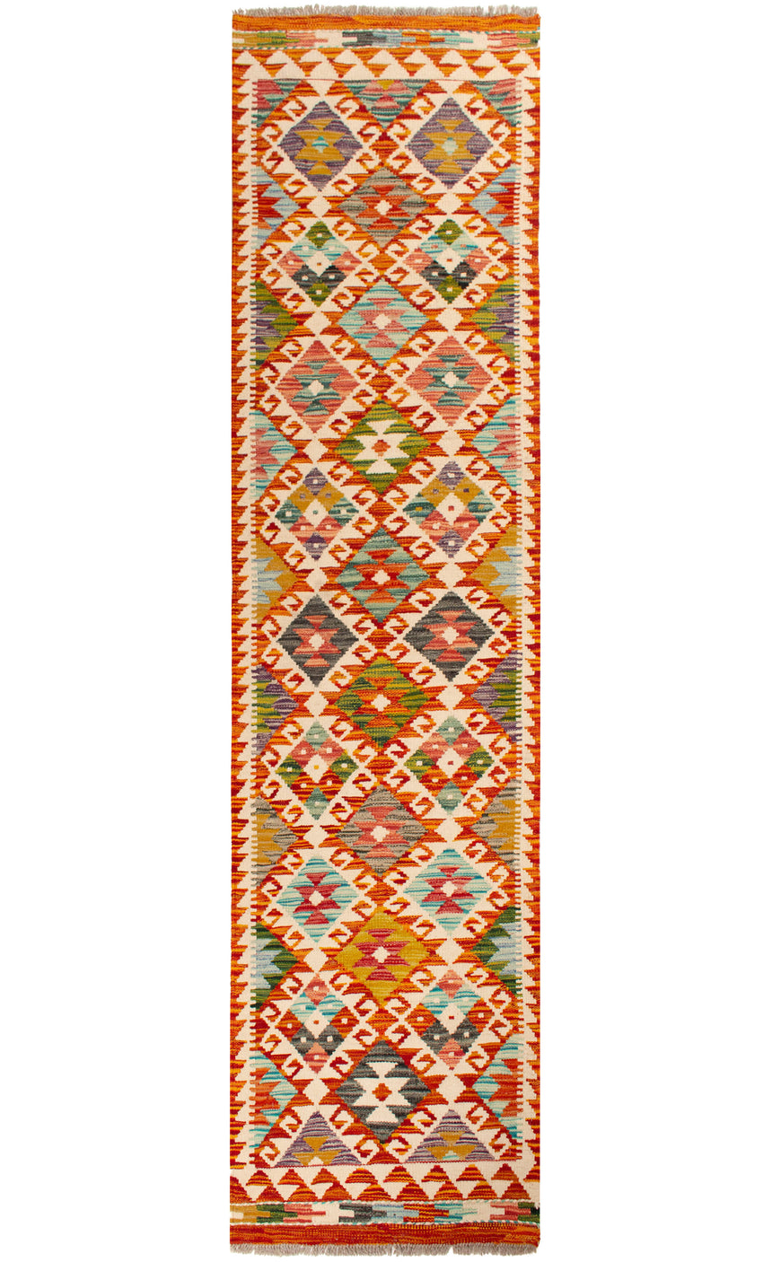 Afghan Kilim | 244 x 61 cm
