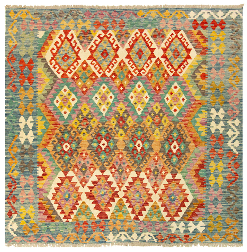 Kilim Afgano | 201 x 199 cm
