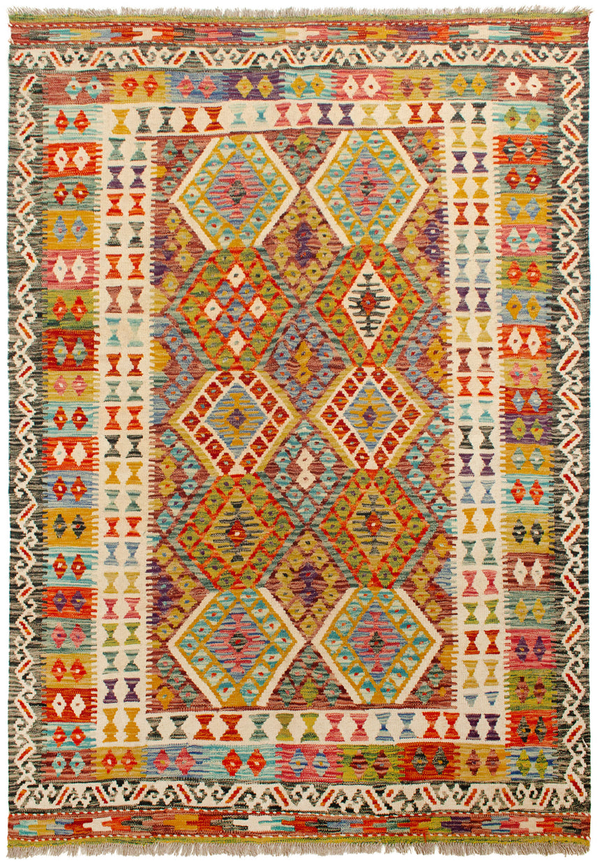 Kilim Afgano | 202 x 156 cm