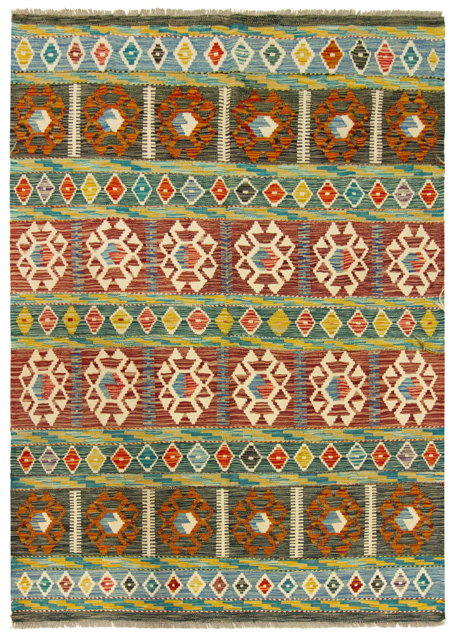Kilim Afgano | 206 x 158 cm