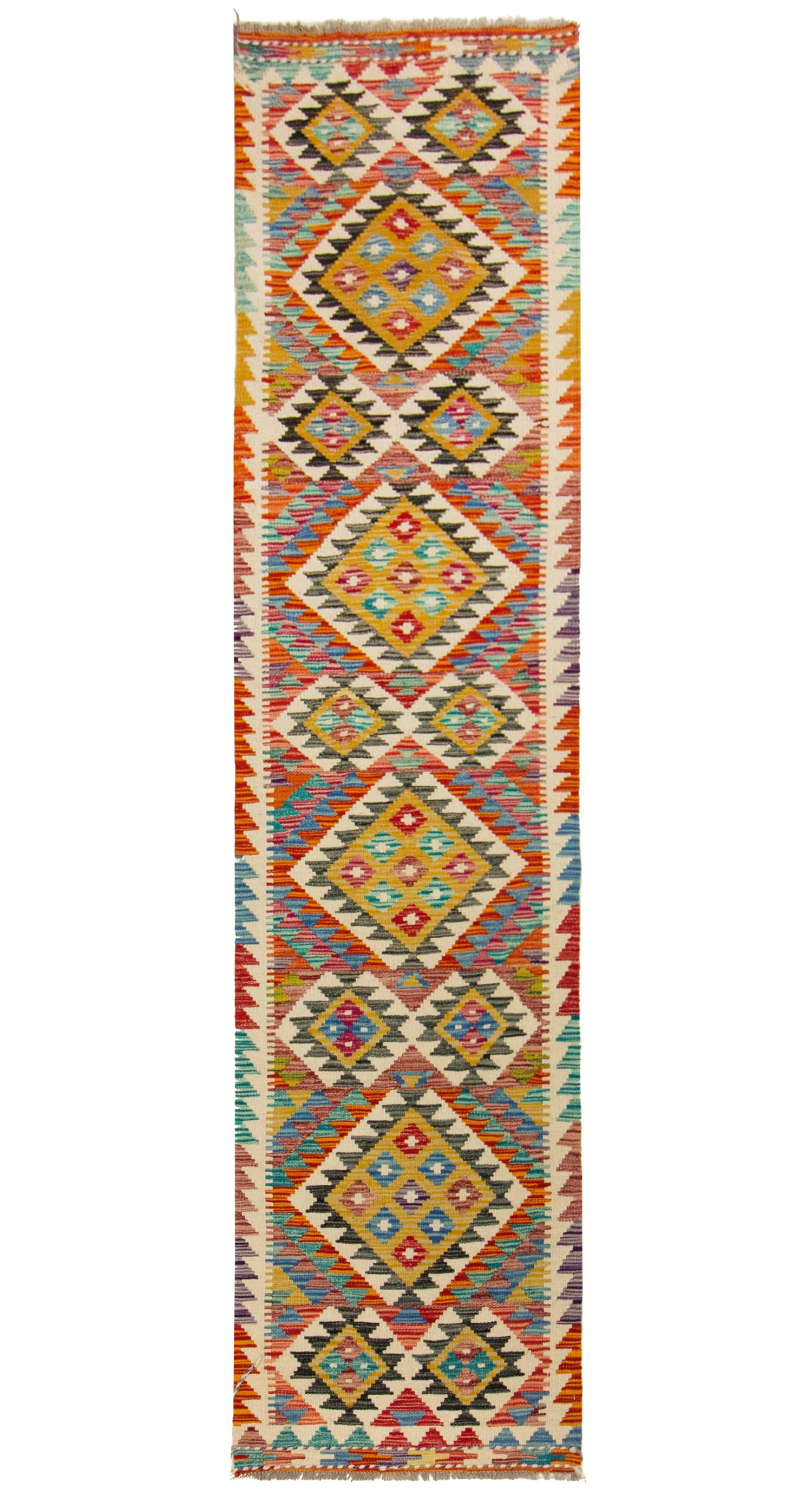 Afghan Kilim | 295 x 61 cm