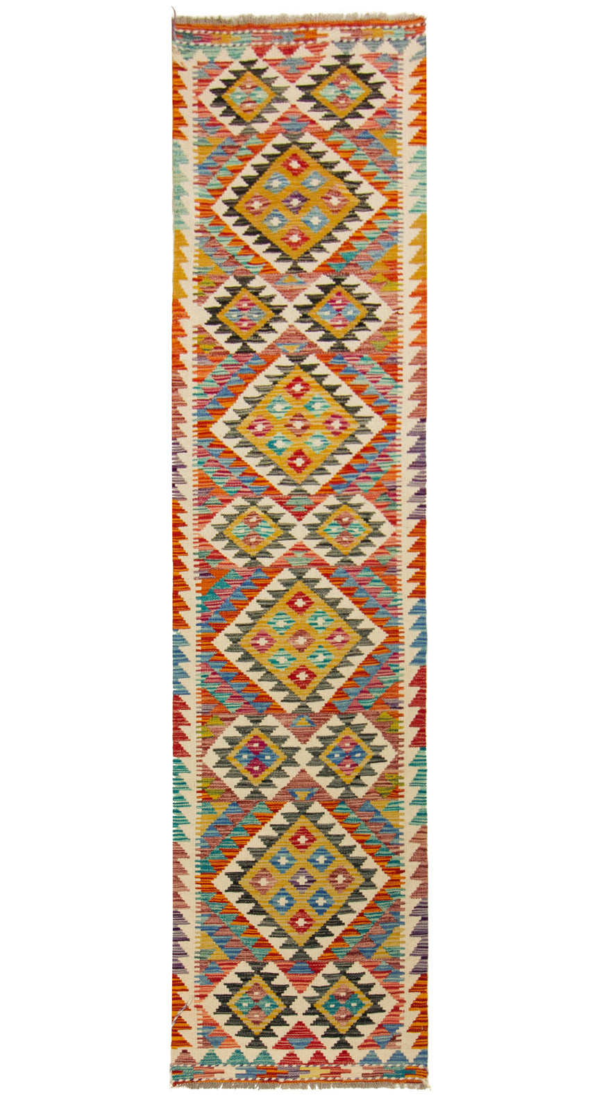 Afghan Kilim | 295 x 61 cm