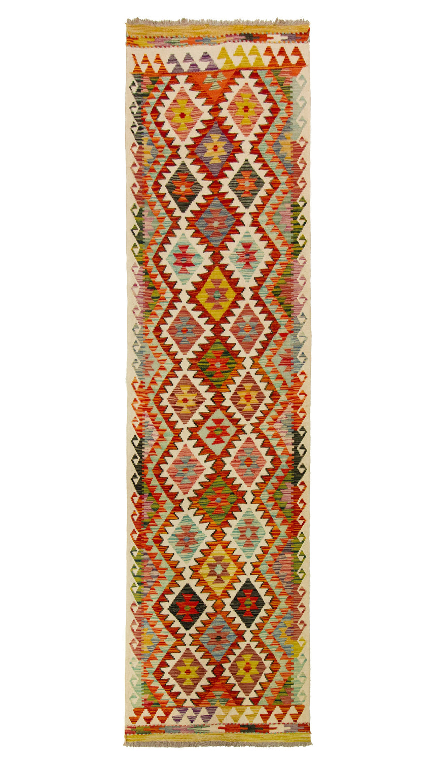 Afghan Kilim | 249 x 80 cm