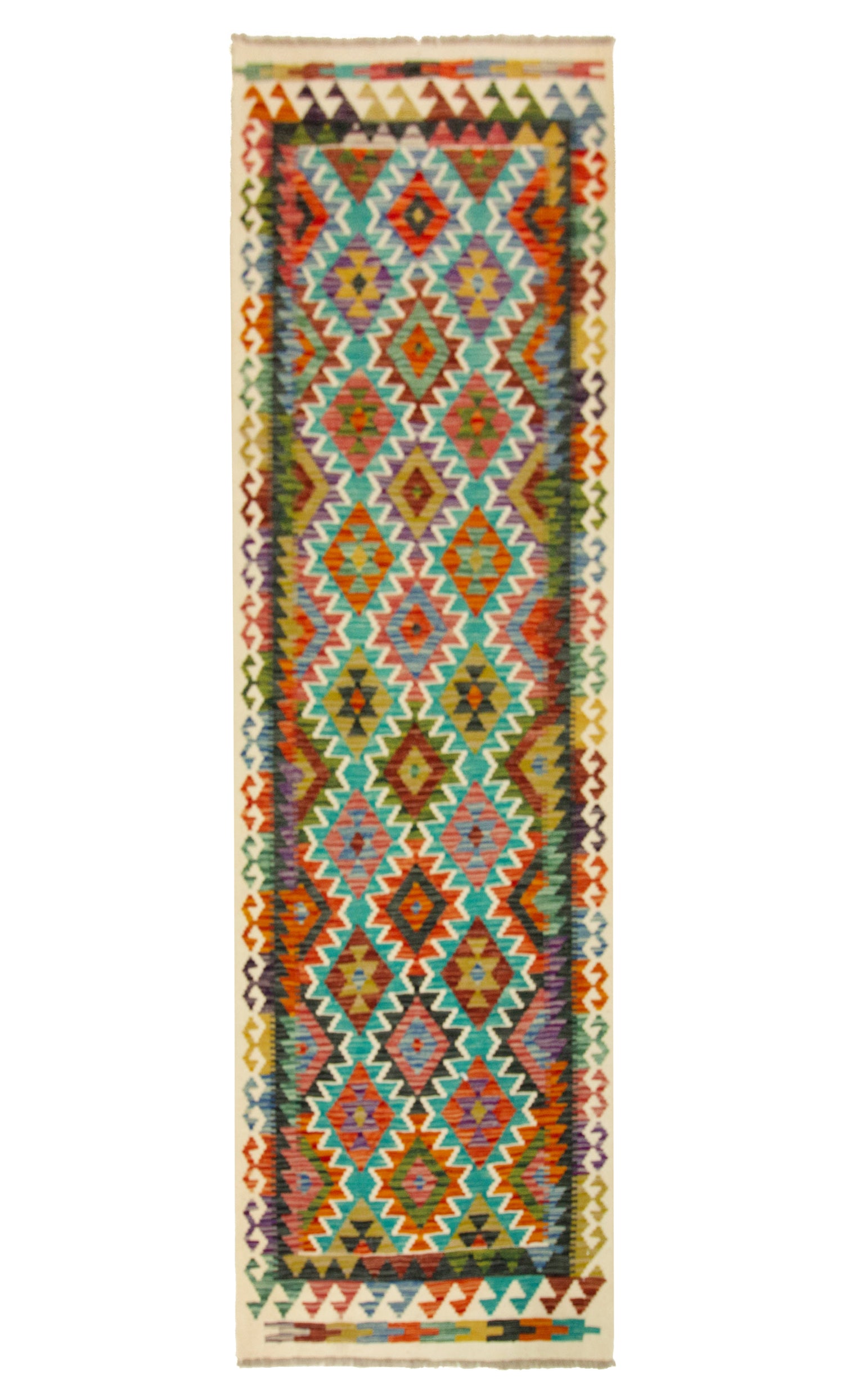 Afghan Kilim | 247 x 83 cm