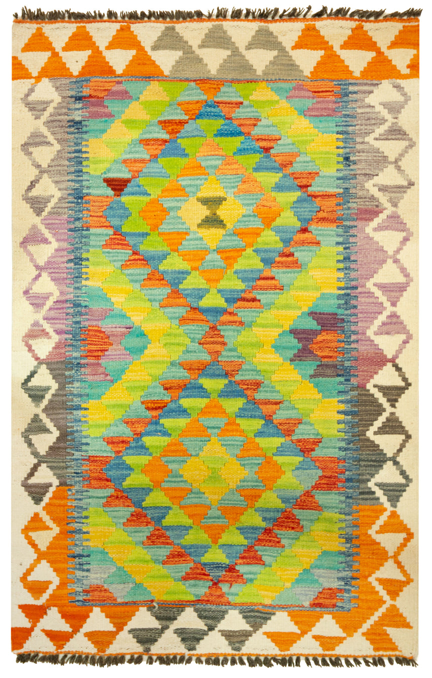 Kilim Afgano | 133 x 84 cm