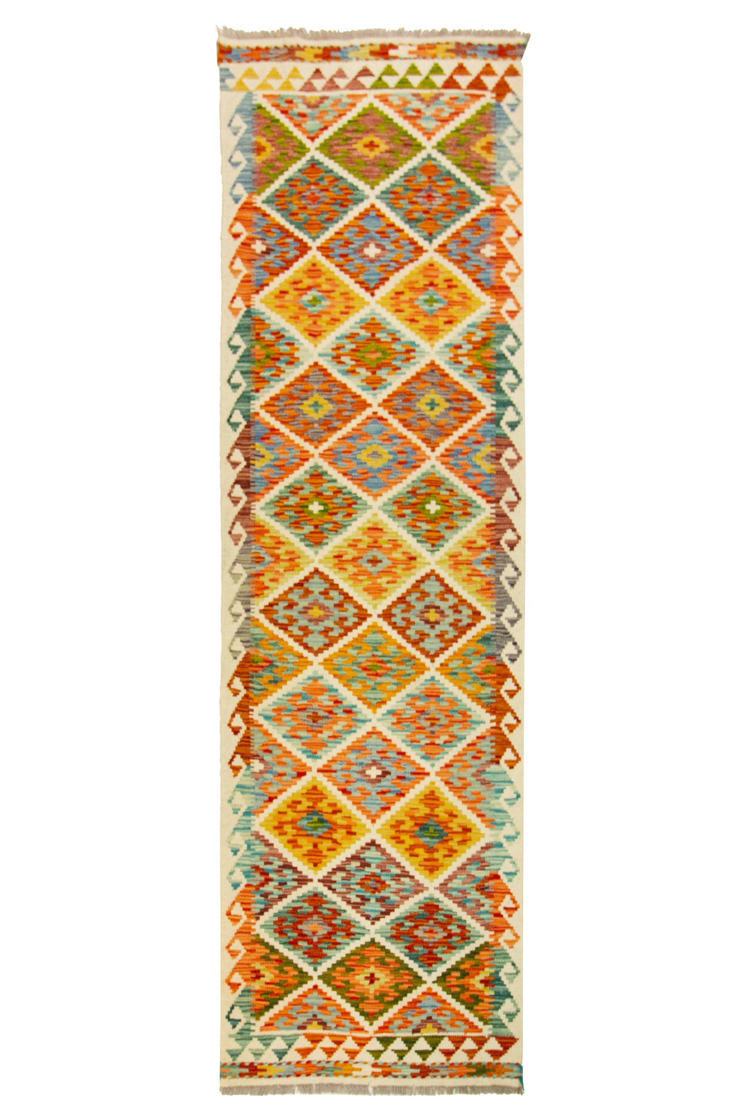 Afghan Kilim | 248 x 82 cm