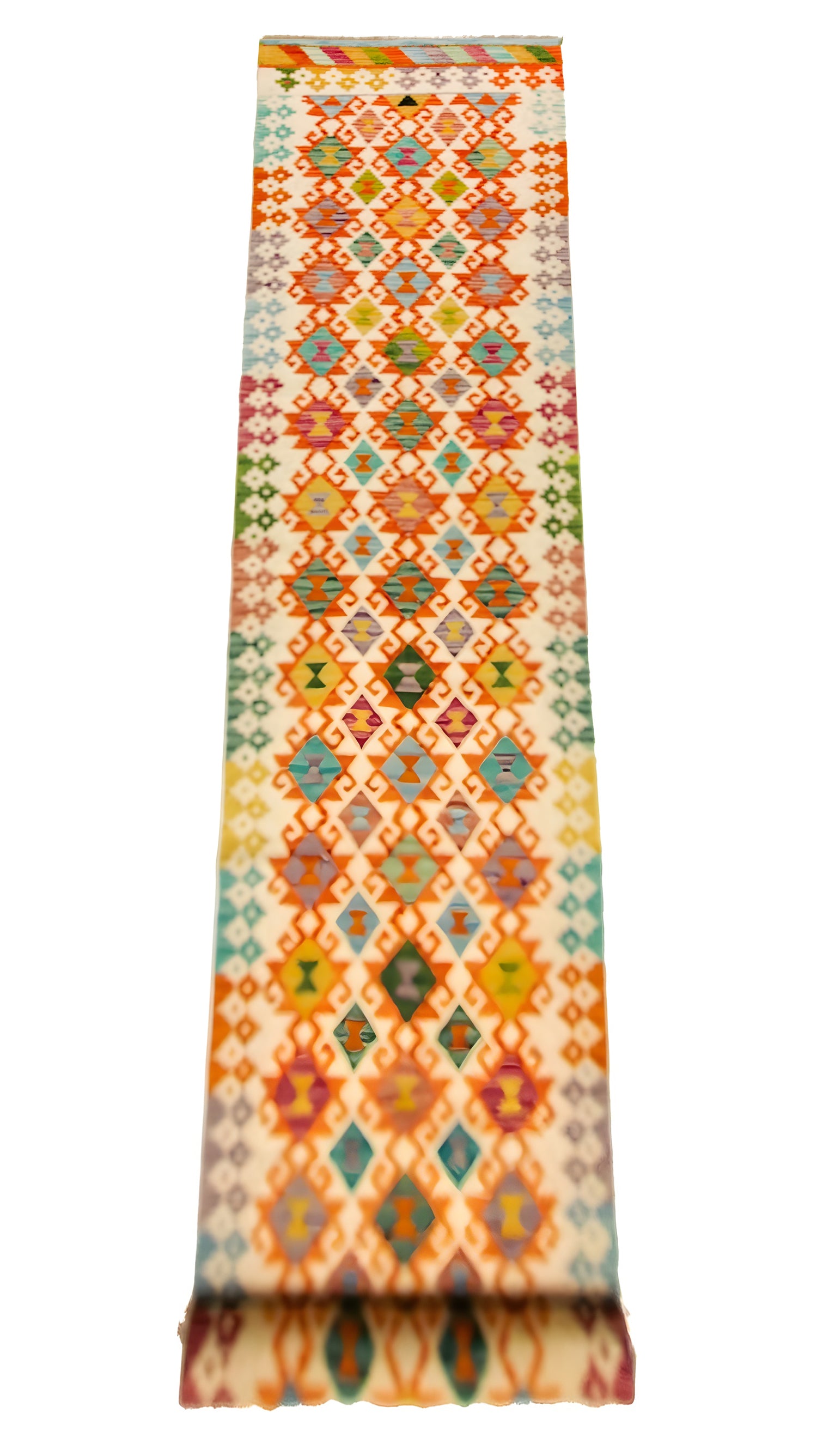 Kilim Afgano | 492 x 82 cm