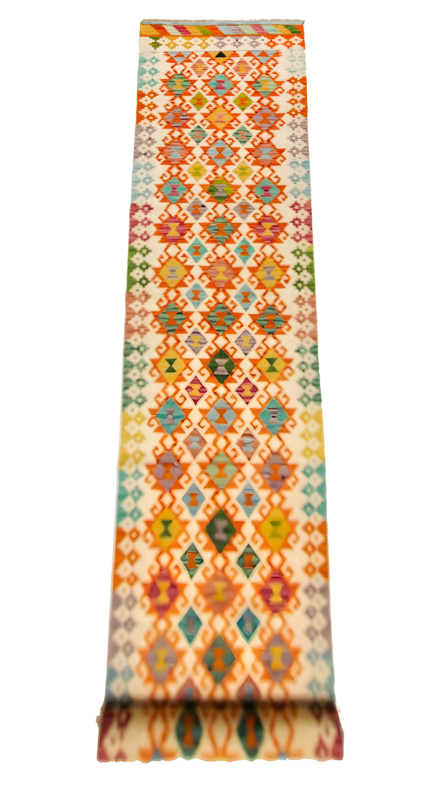 Kilim Afgano | 492 x 82 cm