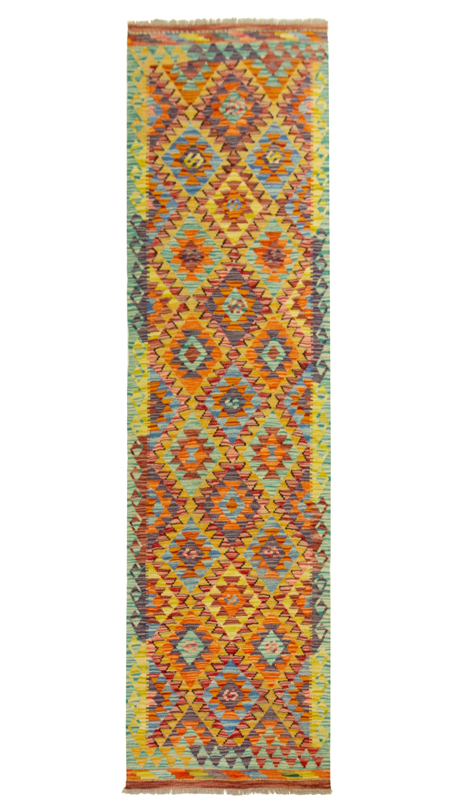 Afghan Kilim | 253 x 78 cm