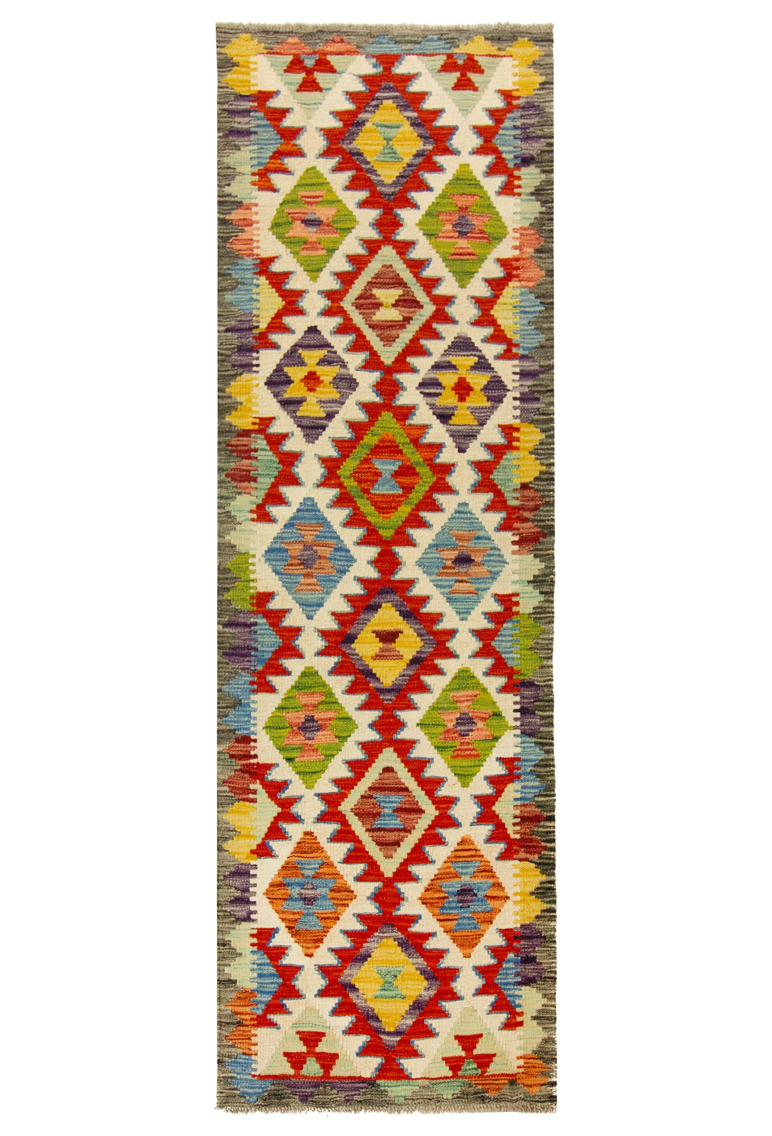 Afghan Kilim | 196 x 63 cm