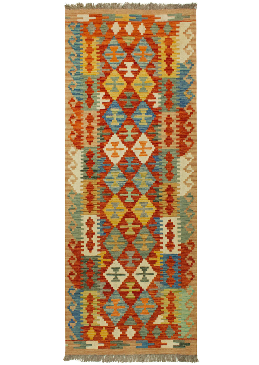Afghan Kilim | 250 x 89 cm