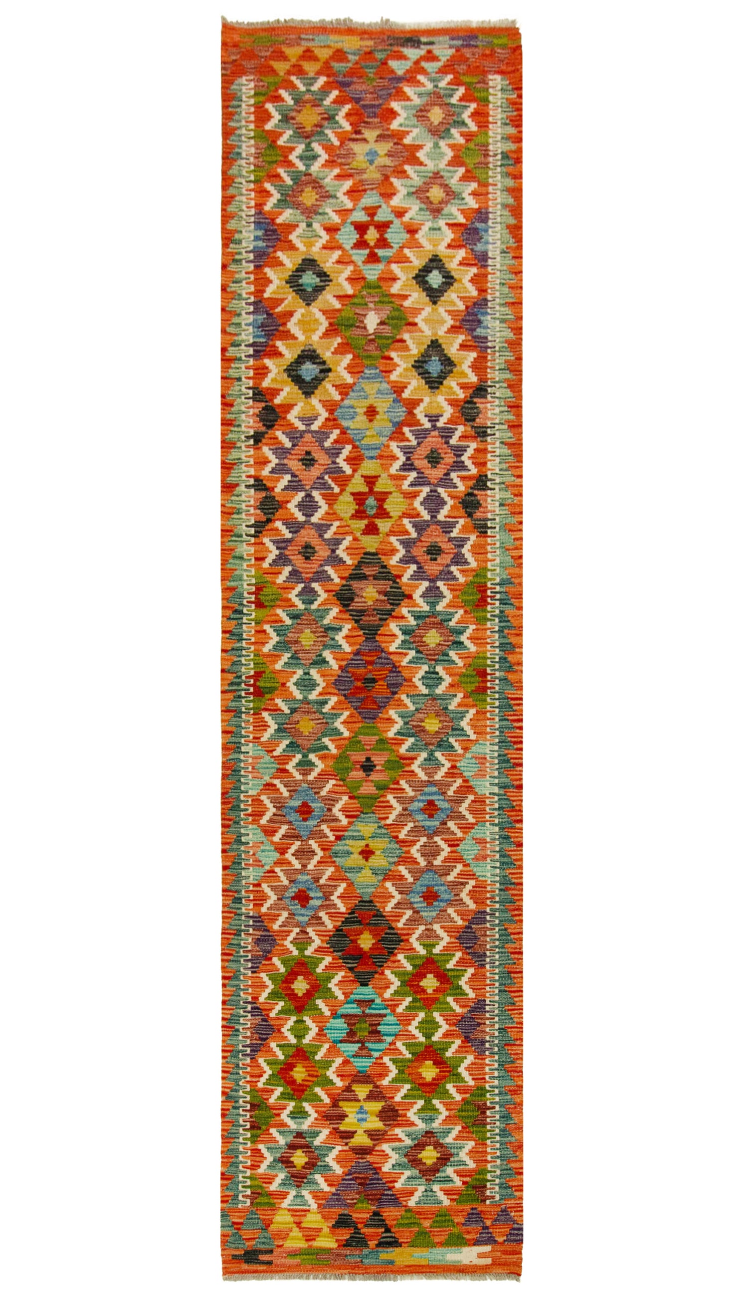 Afghan Kilim | 295 x 63 cm
