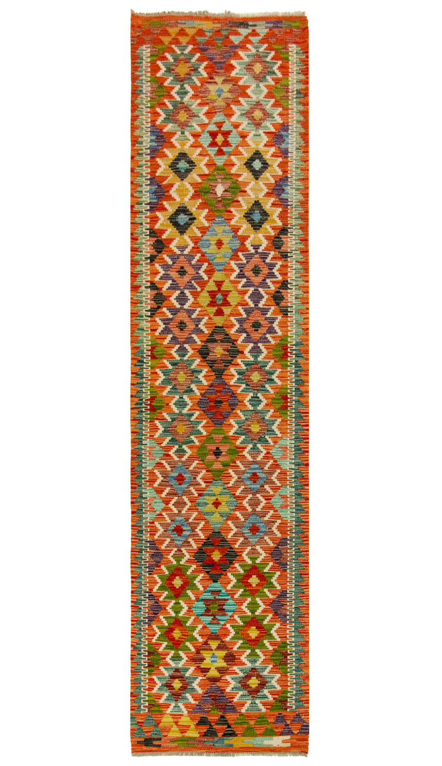 Afghan Kilim | 295 x 63 cm