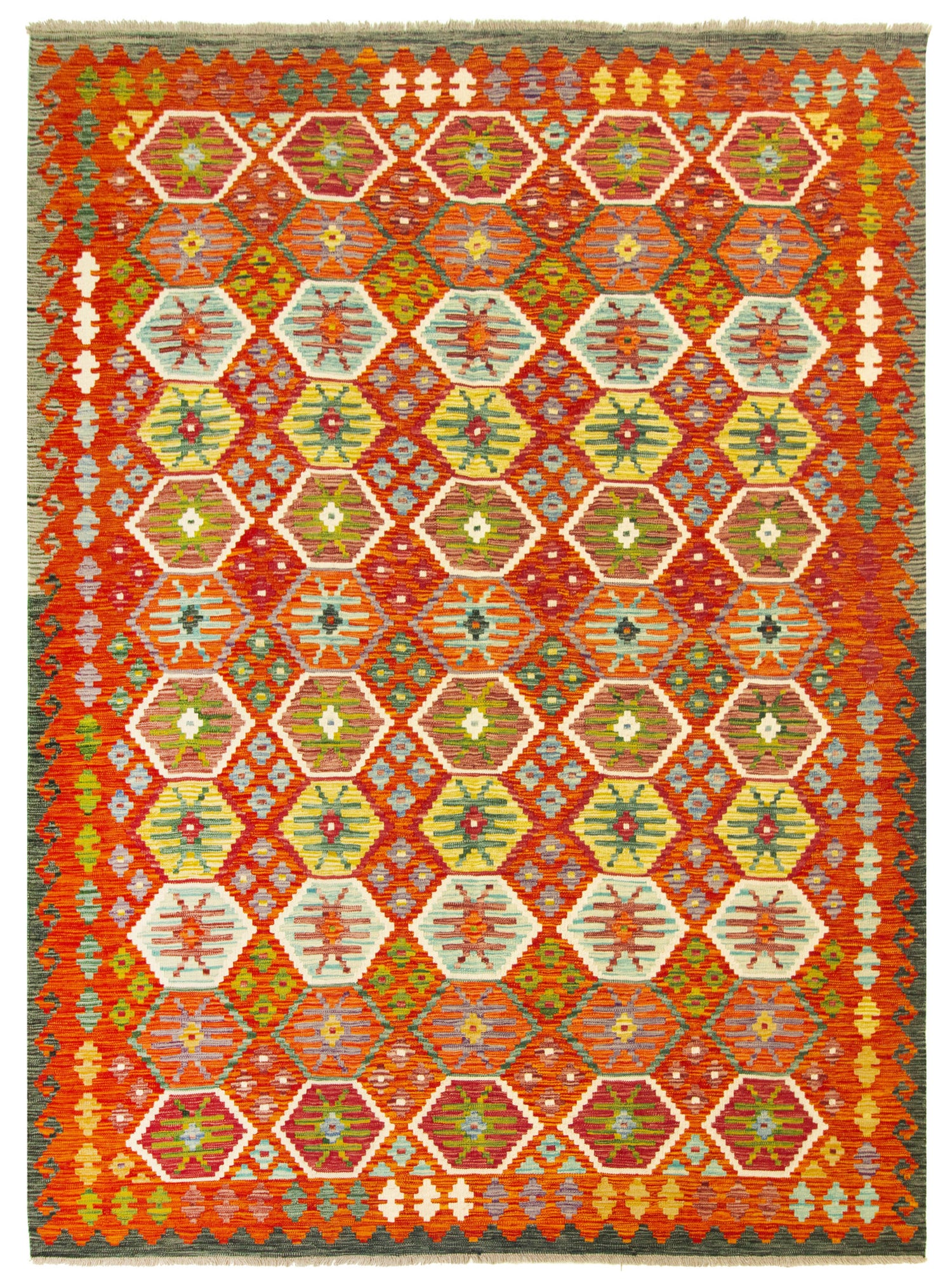 Kilim Afgano | 256 x 206 cm