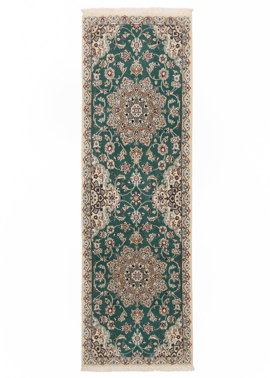 Alfombra persa Nain 9La | 195 x 60 cm