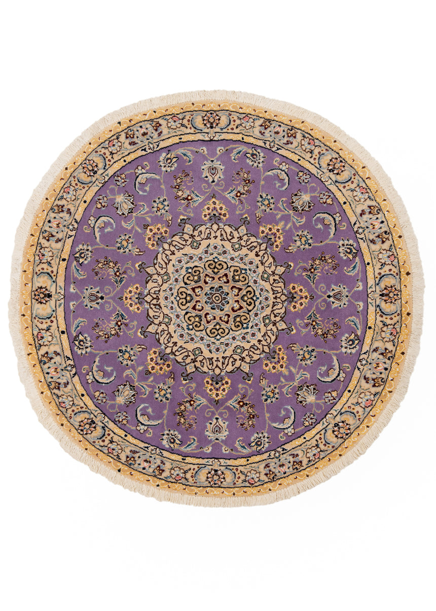 Alfombra persa Nain 9La | 110 x 110 cm