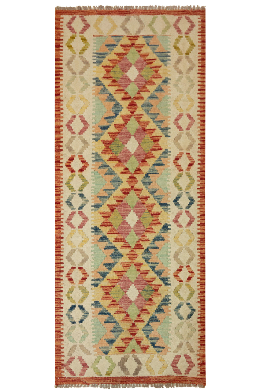 Kilim Afgano | 186 x 77 cm