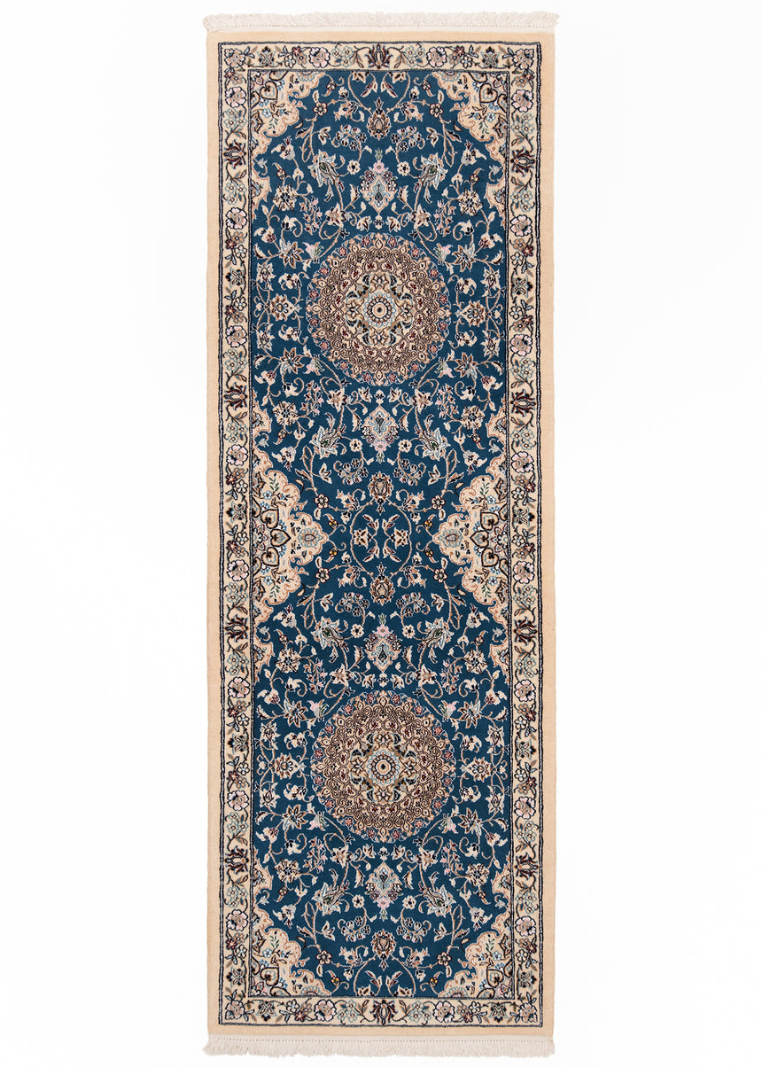 Alfombra persa Nain 9La | 220 x 76 cm