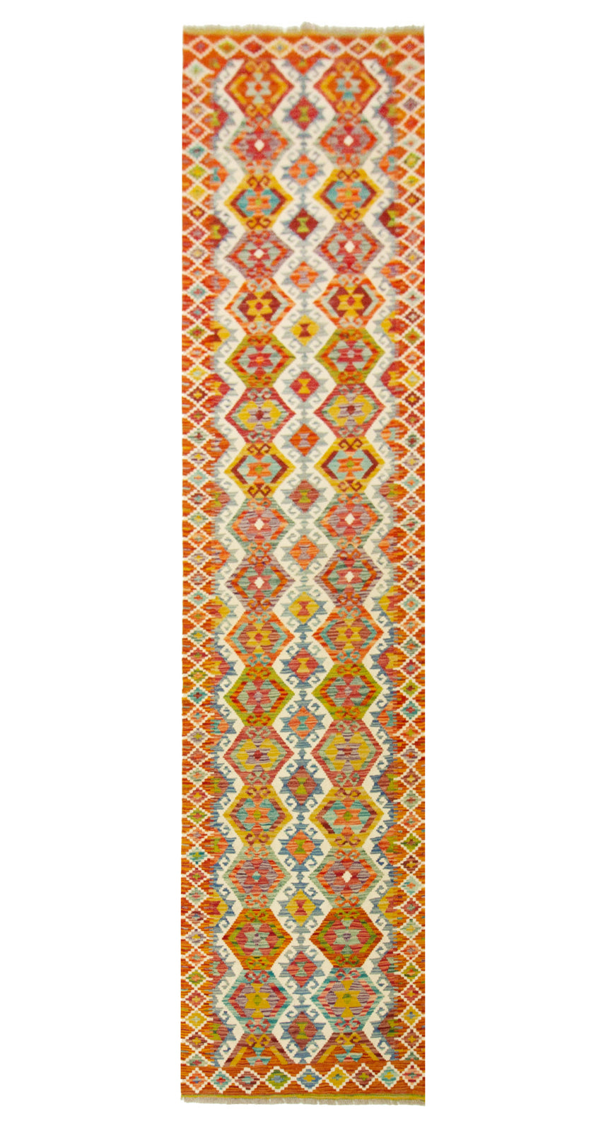 Kilim Afgano | 385 x 86 cm