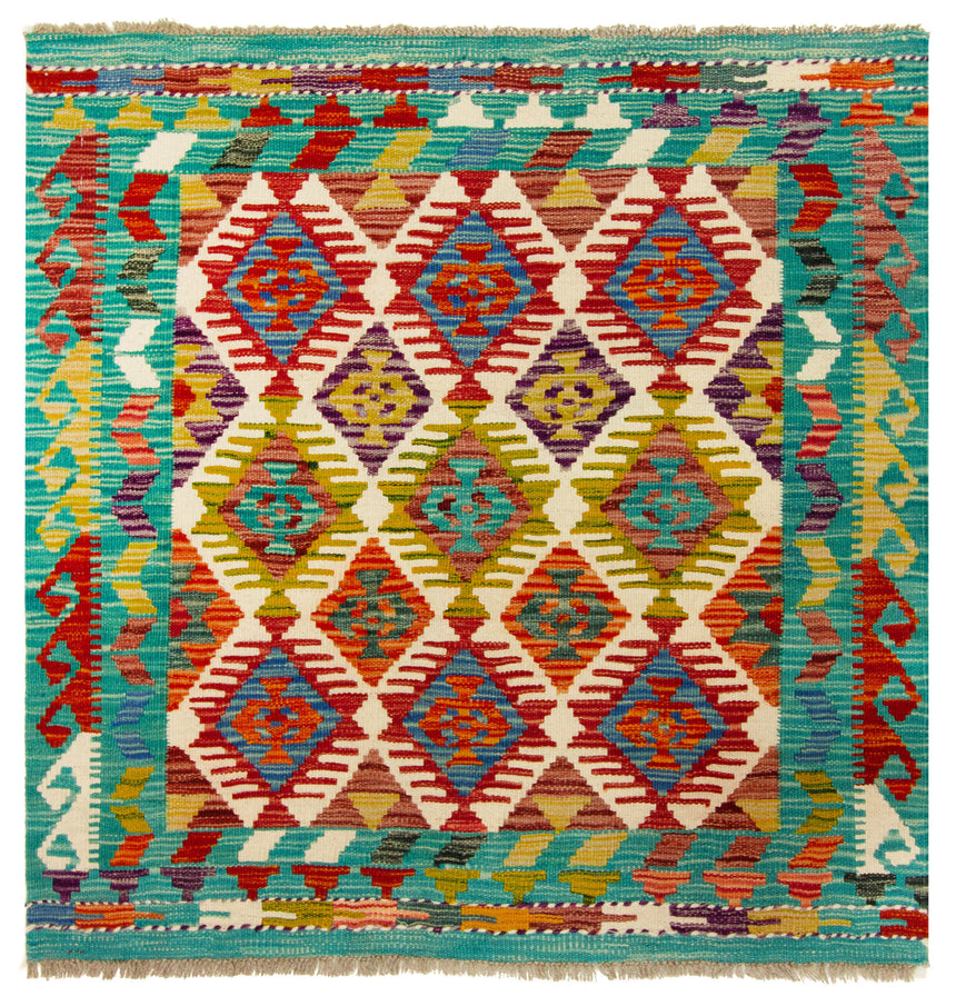 Kilim Afgano | 100 x 97 cm