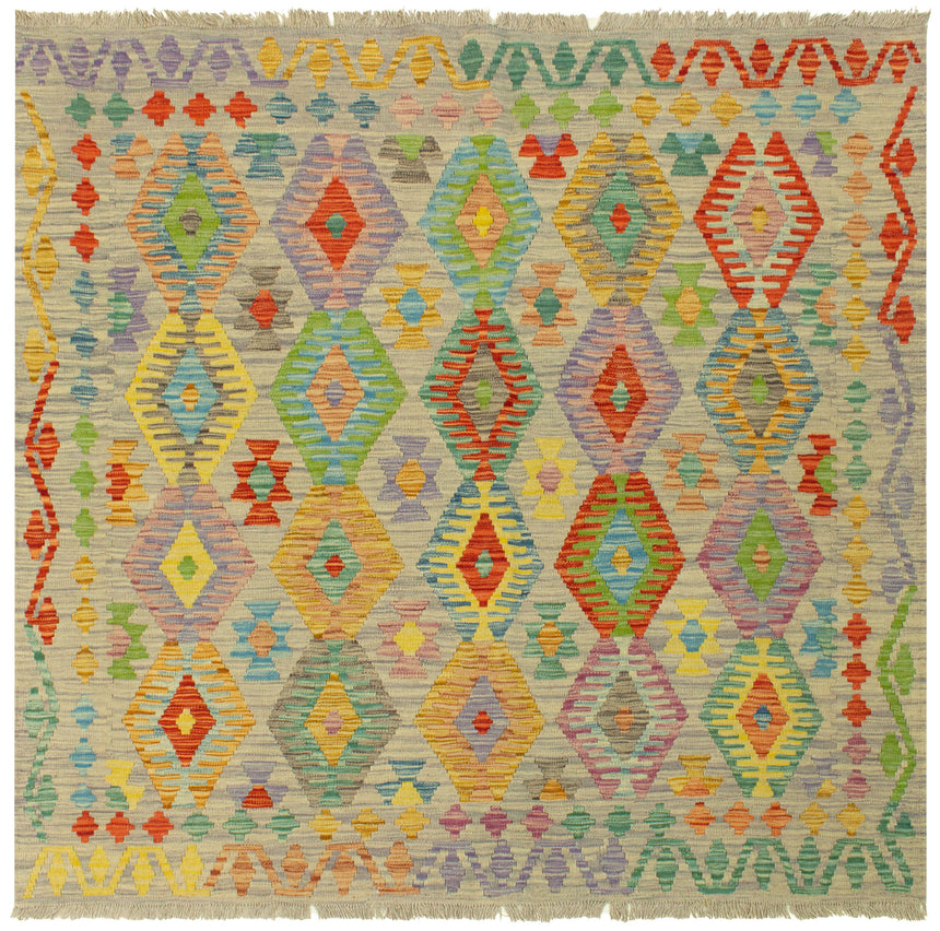 Kilim Afgano | 155 x 155 cm