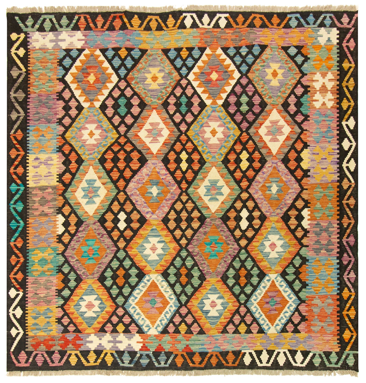 Kilim Afgano | 200 x 193 cm