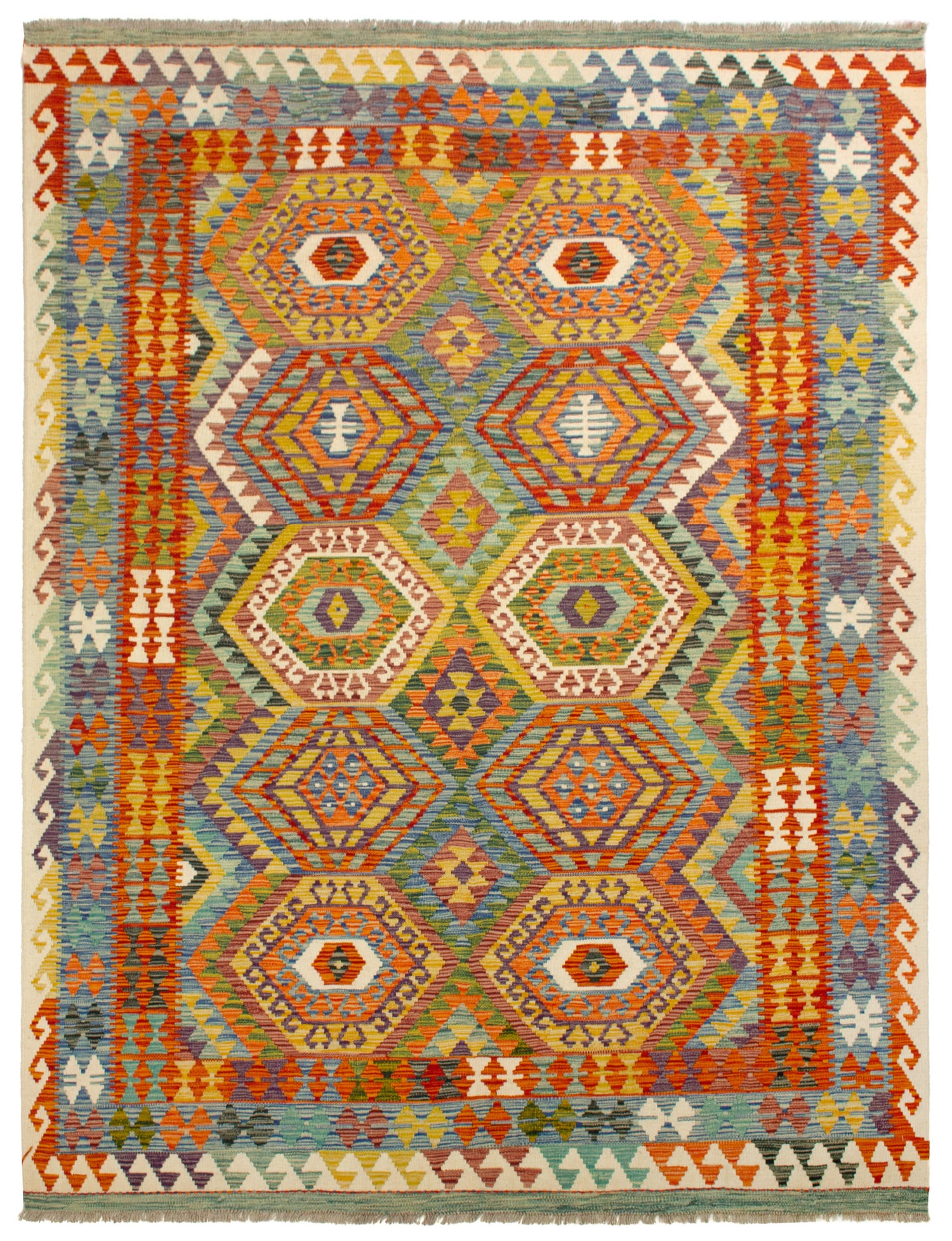 Afghan Kilim | 265 x 197 cm