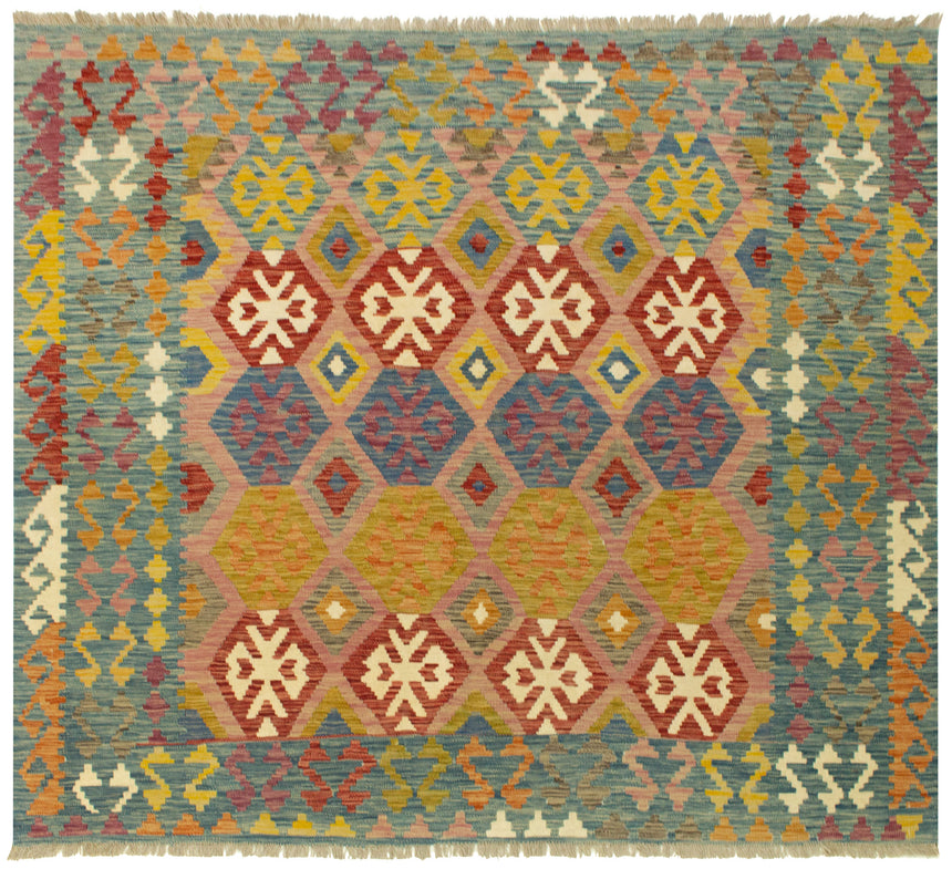 Kilim Afgano | 196 x 203 cm