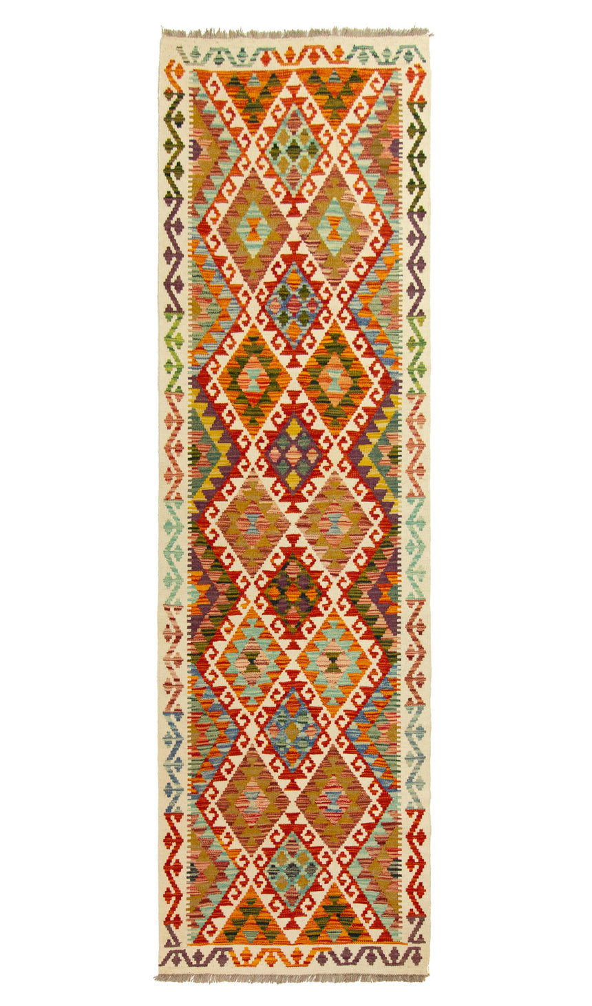 Afghan Kilim | 281 x 90 cm