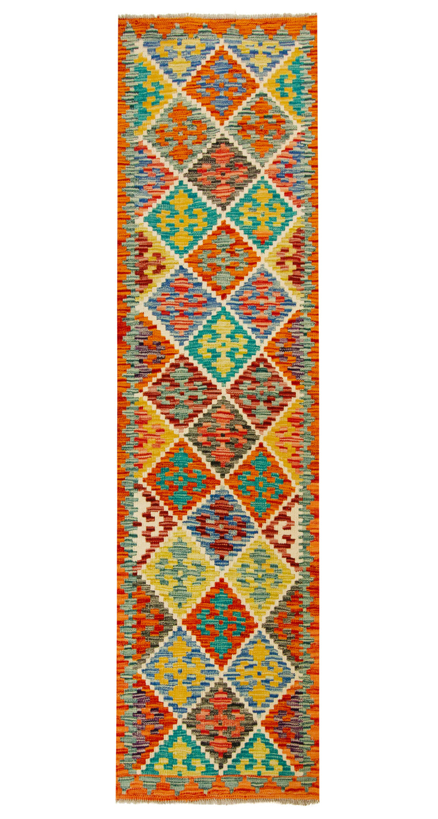 Afghan Kilim | 199 x 60 cm