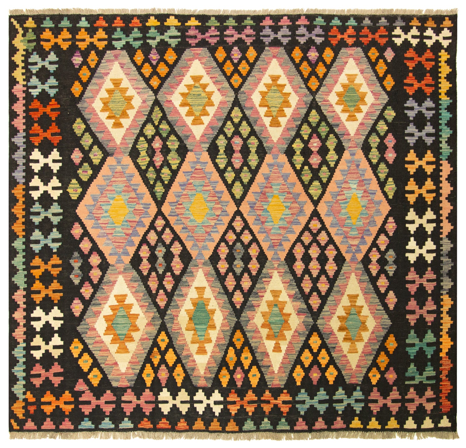 Kilim Afgano | 216 x 191 cm