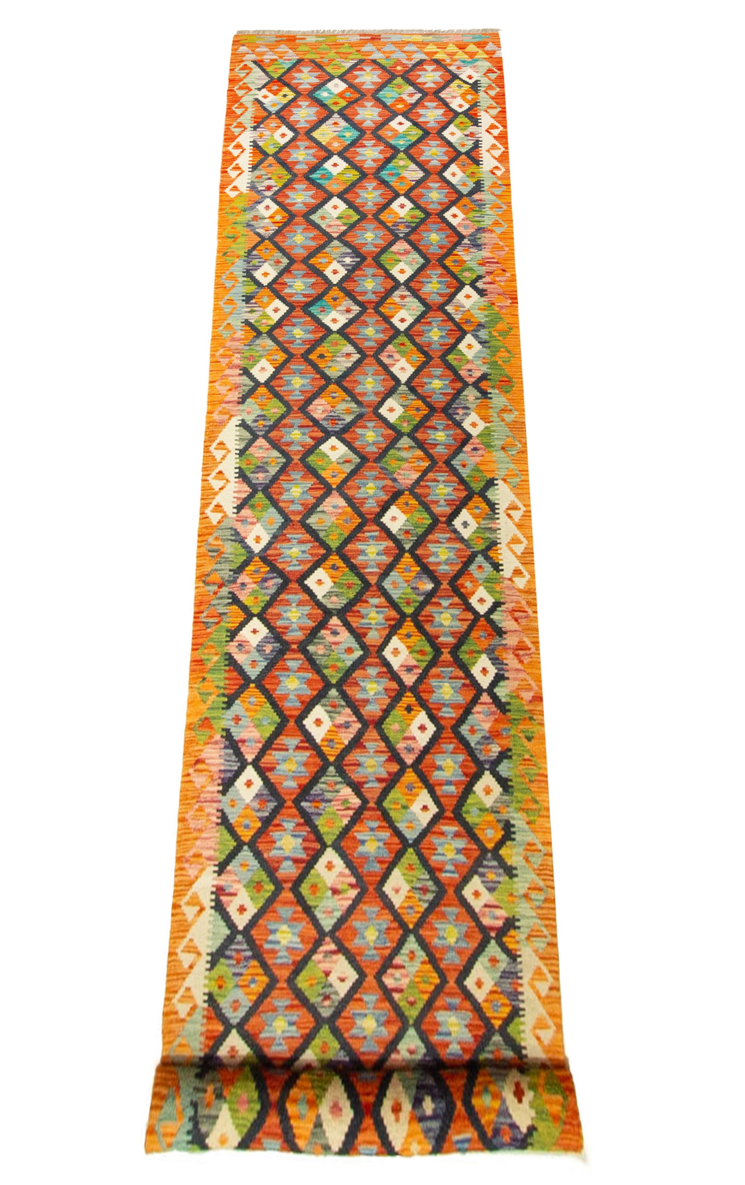 Kilim Afgano | 496 x 88 cm