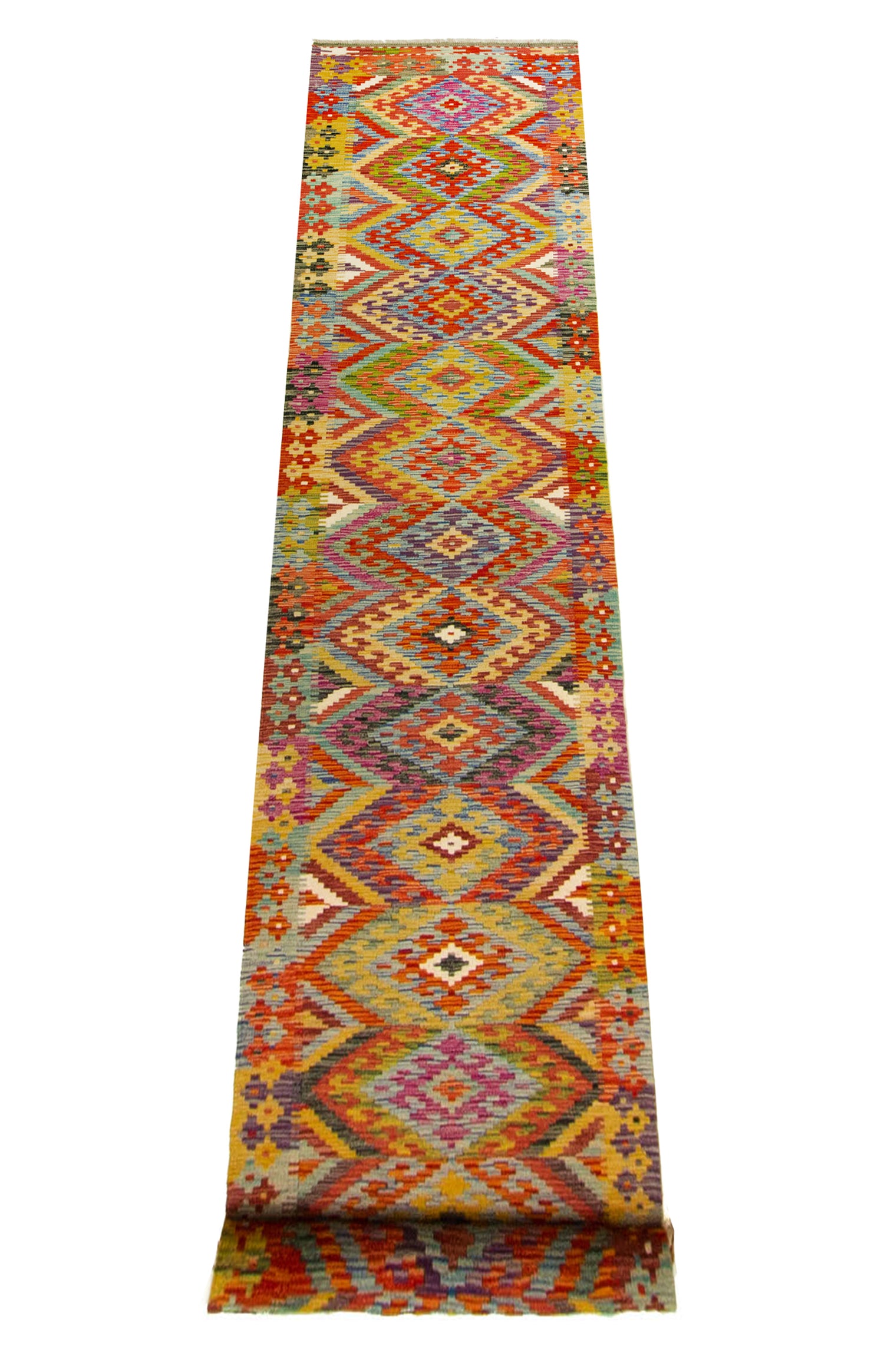 Afghan Kilim | 483 x 81 cm