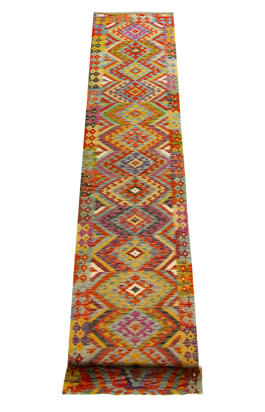 Afghan Kilim | 483 x 81 cm