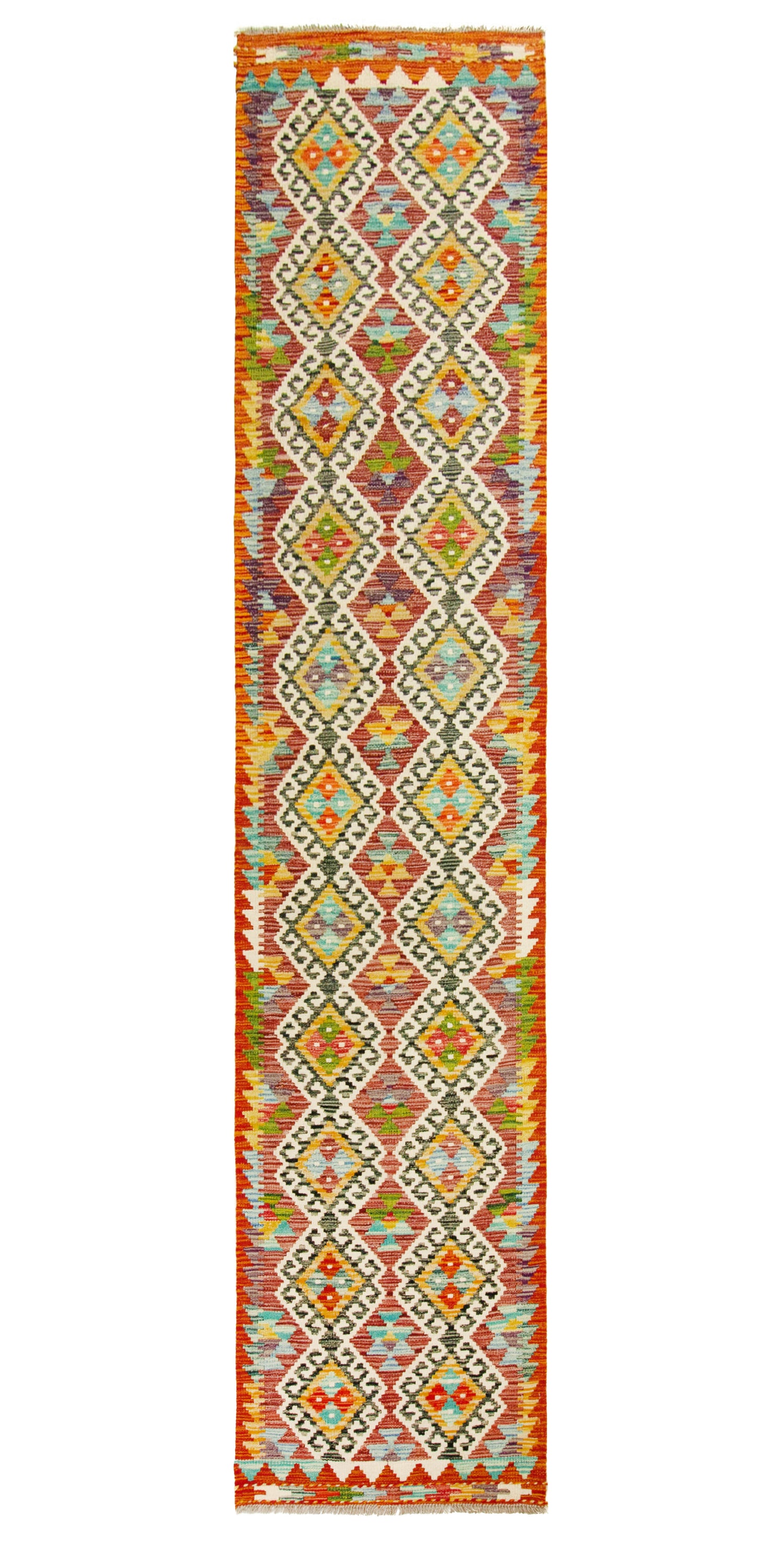 Afghan Kilim | 291 x 64 cm
