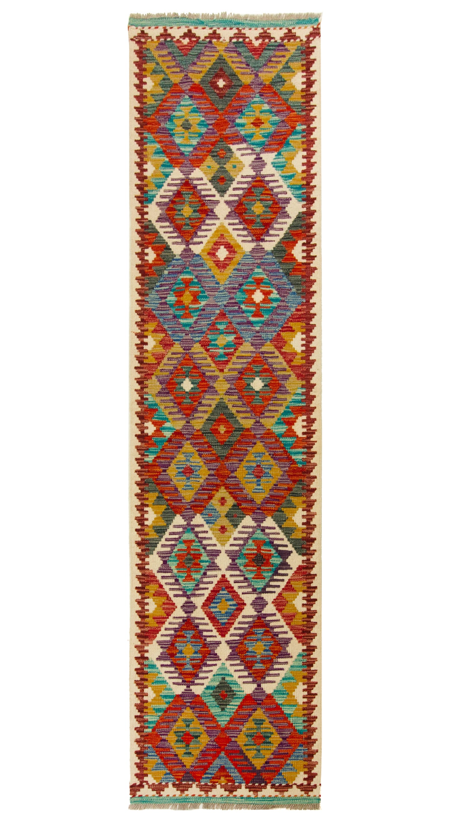 Kilim Afgano | 248 x 62 cm