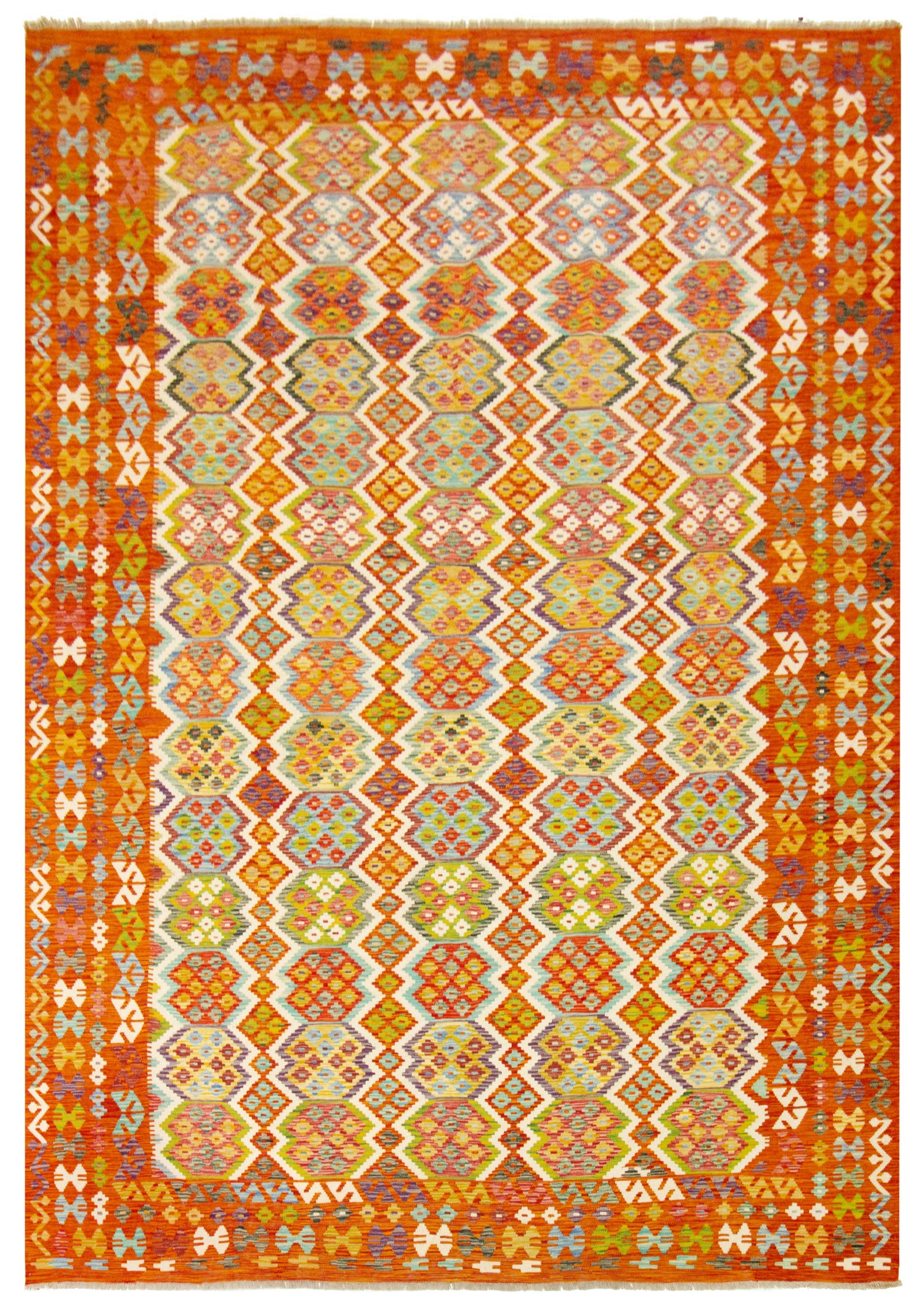 Kilim Afgano | 398 x 308 cm
